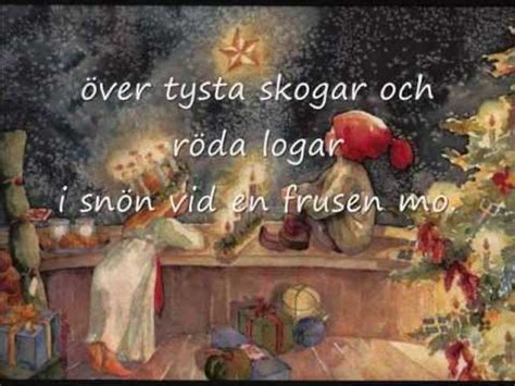 Jag drömmer om en jul hemma med text YouTube