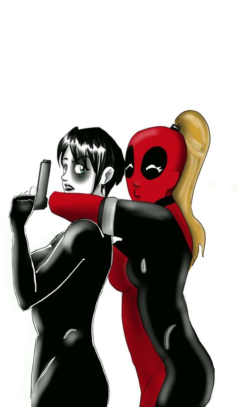 Download Captivating Love Story Of Deadpool And Vanessa Wallpaper