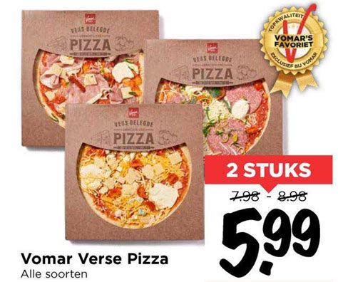 Vomar Verse Pizza Aanbieding Bij Vomar Folders Nl