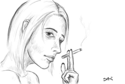 Smoking Girl By Aldeminor On Deviantart