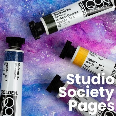 The Studio Society Pages - Unveiling the Beauty of QoR Watercolors