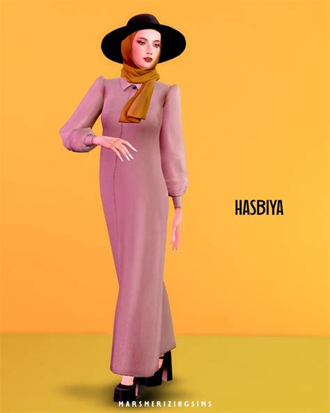 A Woman In A Purple Dress And Black Hat With Her Hands On Her Hips