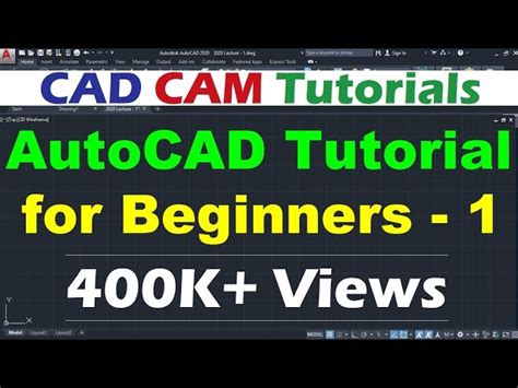 video autocad  tutorial  beginners  cad cam tutorials