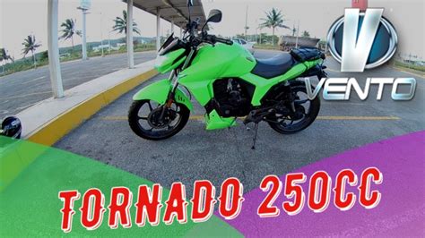 Vento Tornado 250 Velocidad Máxima Youtube