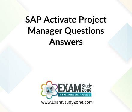 C Act Dumps Sap Activate Project Manager Exam Questions Esz