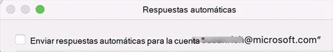 Enviar Respuestas Autom Ticas De Fuera De La Oficina Desde Outlook Para Mac