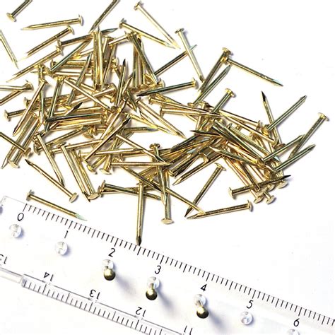 Nails And Tacks By Blackbird200pcs Solid Brass Tack Nails Brads