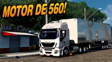 QUEBRA DE ASA IVECO HIWAY 560 PRESSÃO NO BAÚ MAPA ELDORADO PRO 1