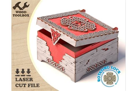 Medieval Decorating Box - Laser Cut Files - Digital template