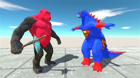 Monster War Team Kingkong Red Vs Team Super Man Godzilla