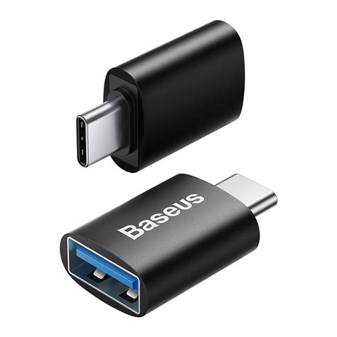 Адаптер-переходник USB-A (Female) на Type-C (Male) Baseus Ingenuity OTG ...