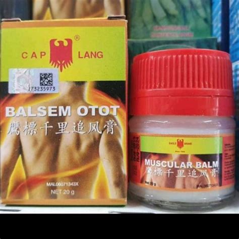 Cap Lang Muscular Balm 20g40g Shopee Malaysia