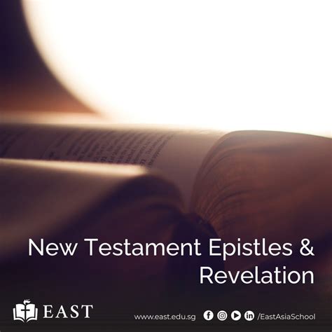 New Testament Epistles & Revelation (Onsite) – Day Course : East Asia ...