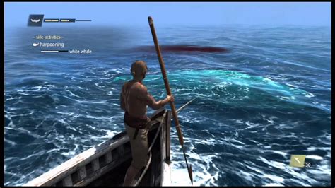 Assassins Creed 4 Black Flag Hunting And Harpooning RARE White Whale