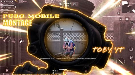 My First Montage Best Sniper Tdm Montage Pubg Mobile Neffex