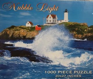 Nubble Lighthouse Puzzle Maine Scene Maine Souvenirs And Calendars