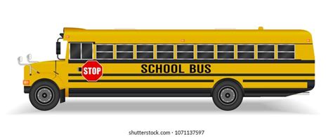 School Bus White Background Royalty-Free Images, Stock Photos ...