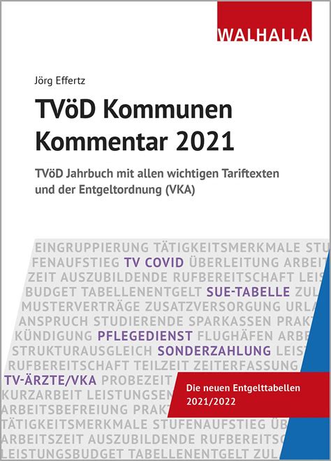 TVöD Kommunen Kommentar 2021 TVöD Jahrbuch mit allen wichtigen