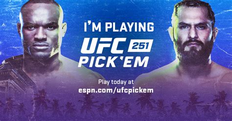 Espn Ufc 251 Pick Em Group