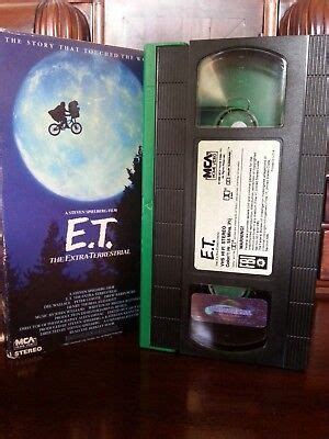 E T L EXTRA TERRESTRE VHS Rare Vert Et Noir Edition 1982 EUR 190 72