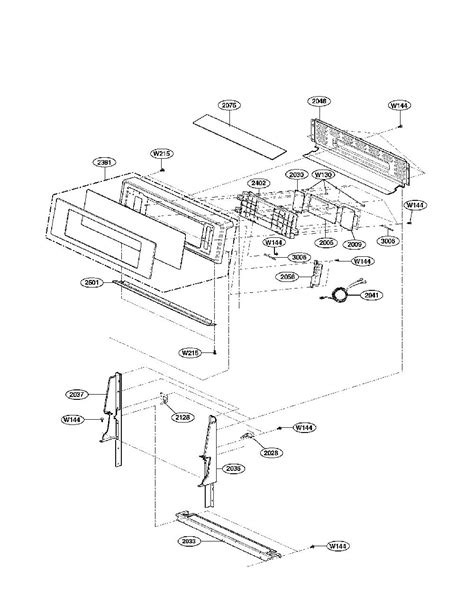 LG LRG3095ST Replacement Parts OEM