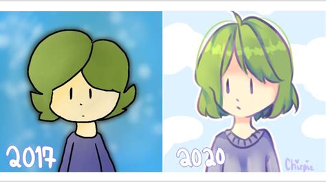 Speedpaint Redrawing Old Art YouTube