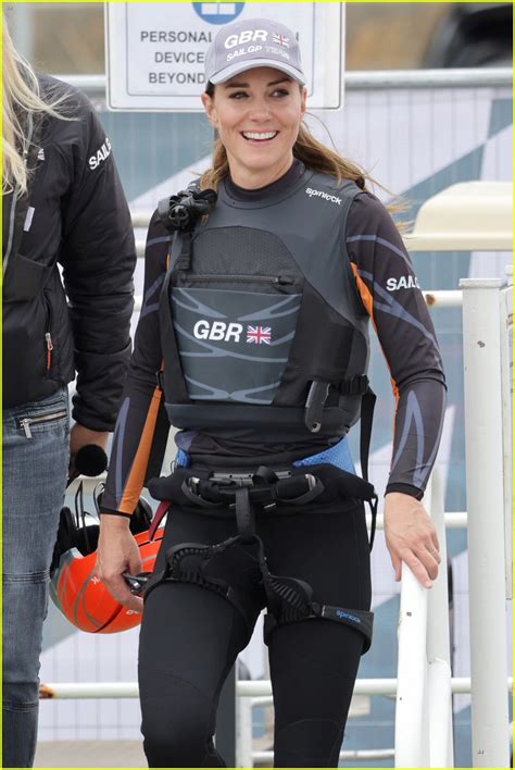 Kate Middleton Sets Sail With Team Great Britain During Grand Prix