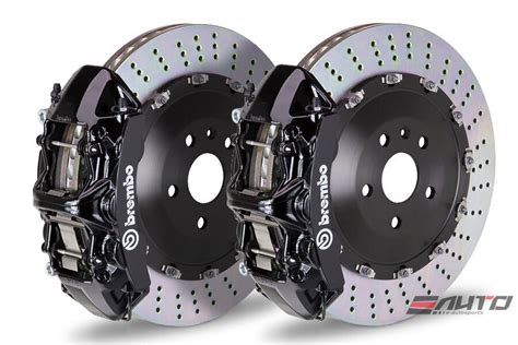 Brembo Front Gt Bbk Big Brake Pot Caliper Black X Drill Disc Ml