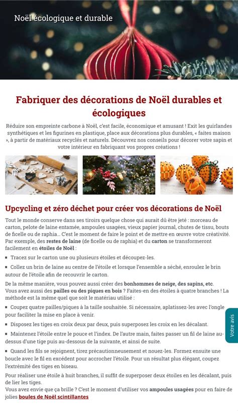 Fabriquer des décorations de Noëldurables et écologiques Pelote de