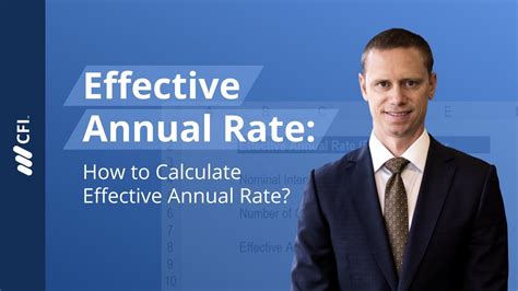 Effective Annual Rate How To Calculate Effective Annual Rate Youtube