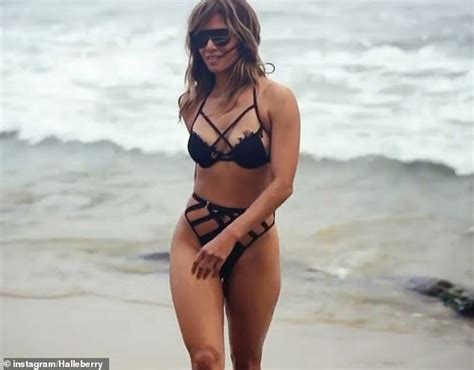 Halle Berry 54 Flaunts Her Incredible Figure In A VERY Racy Bikini In