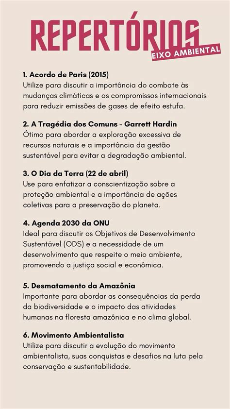 Repertório Sociocultural Meio Ambiente - 9