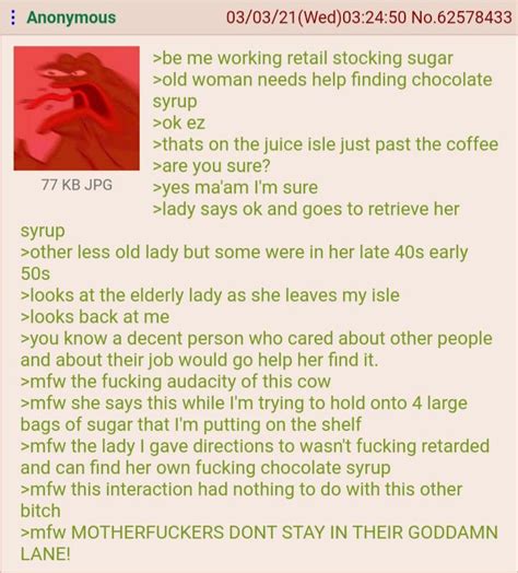 Anon Encounters A Wild Karen R Greentext Greentext Stories Know