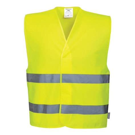 Gilet De Signalisation Fluorescent Jaune