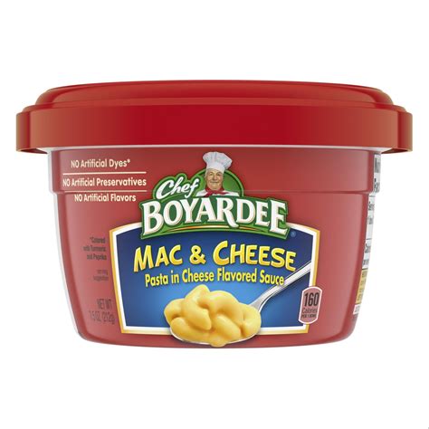 Chef Boyardee Macaroni And Cheese Microwave Pasta 75 Oz