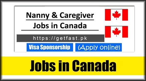 Nanny Caregiver Jobs In Canada With Visa Sponsorship Apply Online