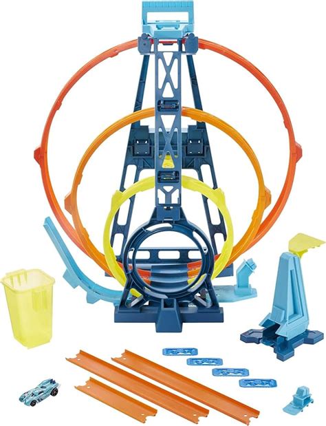 Hot Wheels Gyp Track Builder Unlimited Triple Loop Kit Hot Wheels Autos