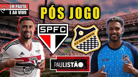 PÓS JOGO SÃO PAULO FC 0 X 0 ÁGUA SANTA ELIMINADO NOS PÊNALTIS