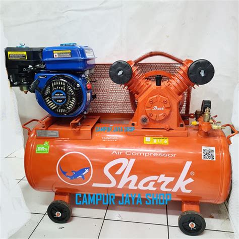 Jual Mesin Kompresor Set Engine Penggerak Bensin 1HP SHARK X NISHIKAWA