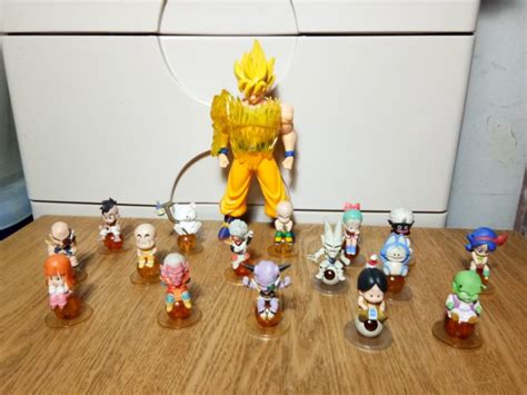 Set Of 17 Dragon Ball Z Figures Chara Puchi Mini Figure Set Of 15 Goku