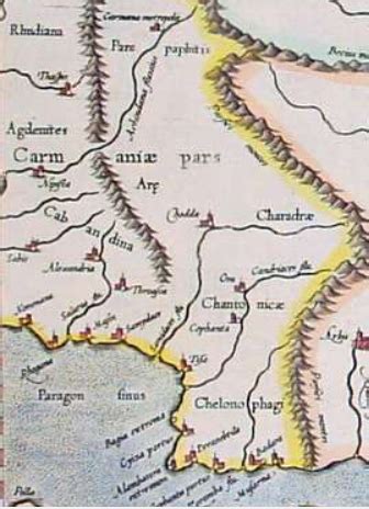 File:Tabula Asiae IX a map Gedrosia from Munster's edition of Ptolemy's ...