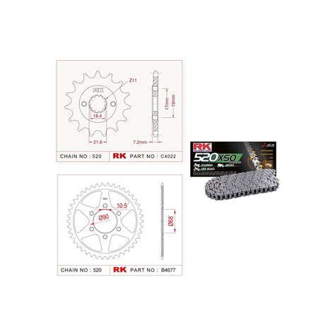 RK Honda CB 250 R Rk X ring Zincir Dişli Set 520 XSO 108 Fiyatı