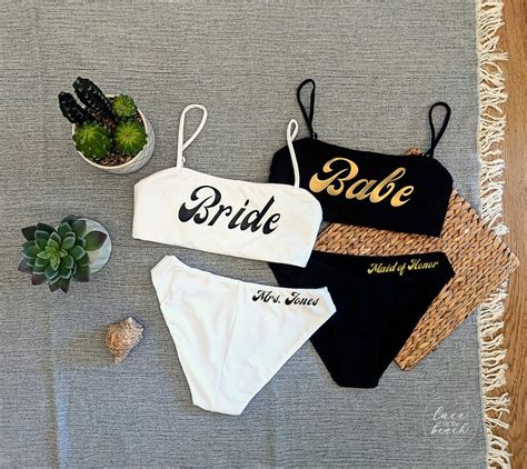Bride Bikini Bride Swimsuit Bride Bathing Suit Bachelorette