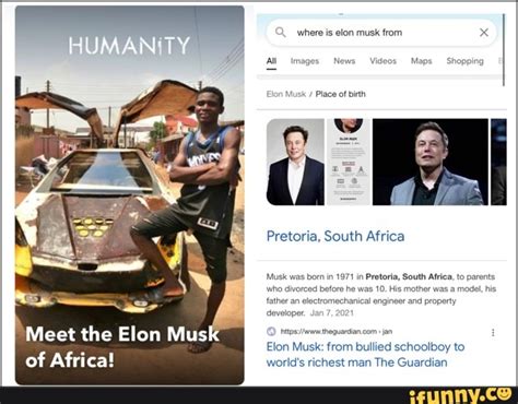 Meet The Elon Musk Of Africa Where Is Elon Musk From X Images News