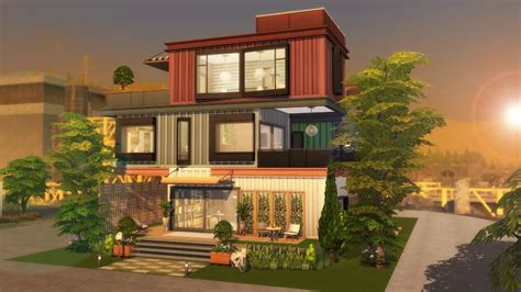 Casa ContÊiner SustentÁvel│the Sims 4 Construção Youtube