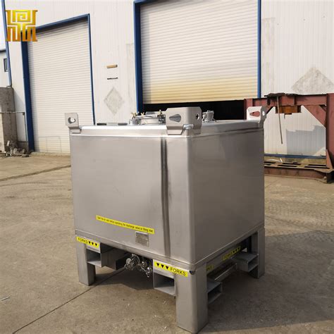 L Stainless Steel Intermediate Bulk Container Ss Ibc Tote Tank With