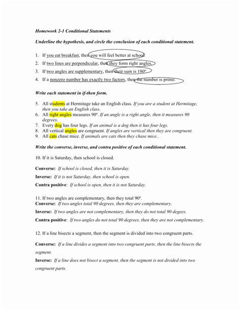 Conditional Statements Worksheet Worksheets Decoomo