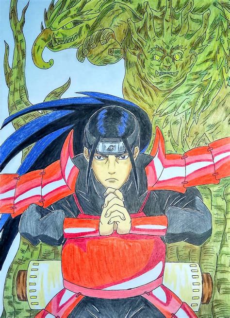 hashirama senju  ryusdrawing  deviantart