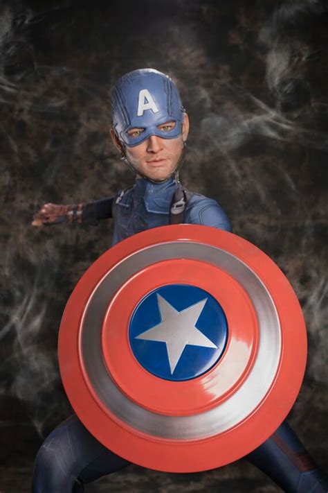 Bertrand Captain America Male Sex Doll NakeDoll