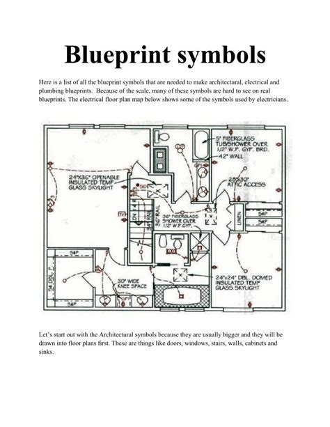 (PDF) Blueprint symbols - Make My Own House symbols Here is a list of ...